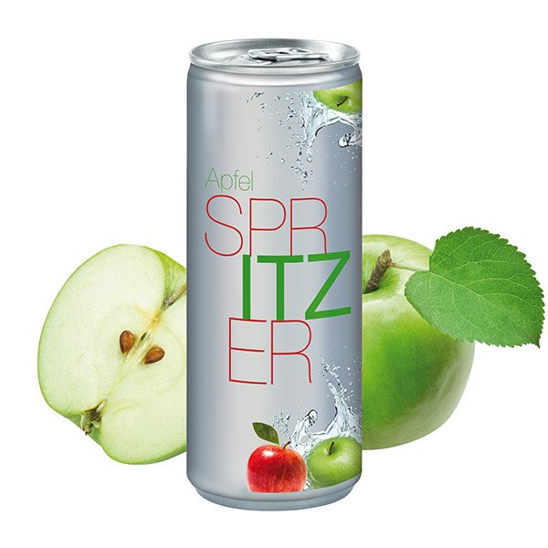 Blikje Apple Spritzer - basic transparant