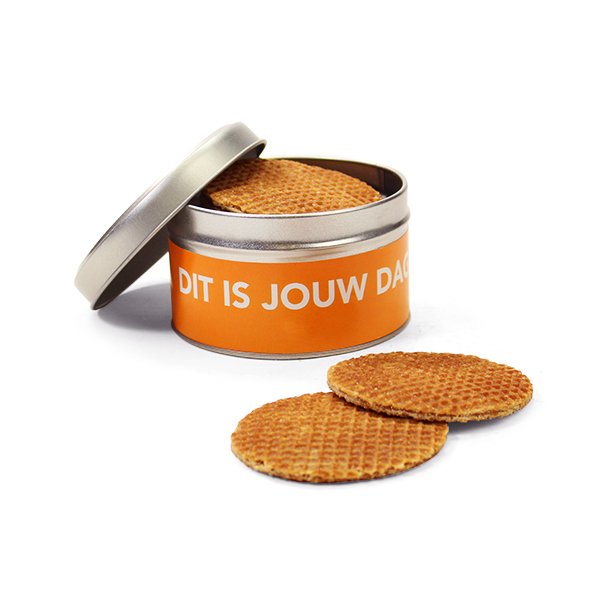 Stroopwafels in blik - klein