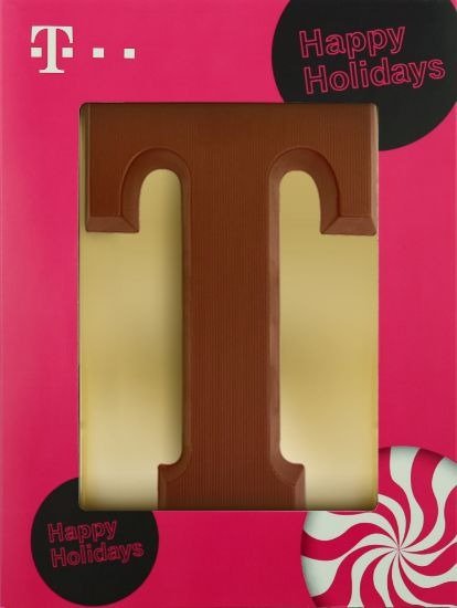 Chocoladeletter met logo Y