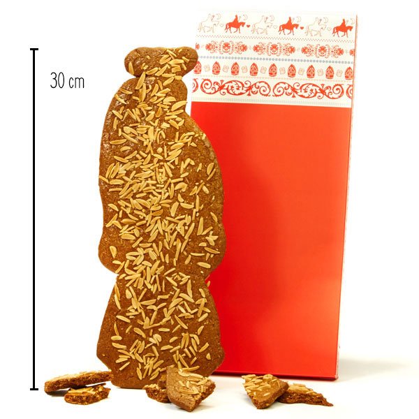 Roomboter speculaaspop van 250 gram - ca. 30 cm