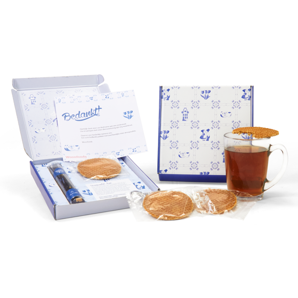 stroopwafel thee in verzenddoos sfeer