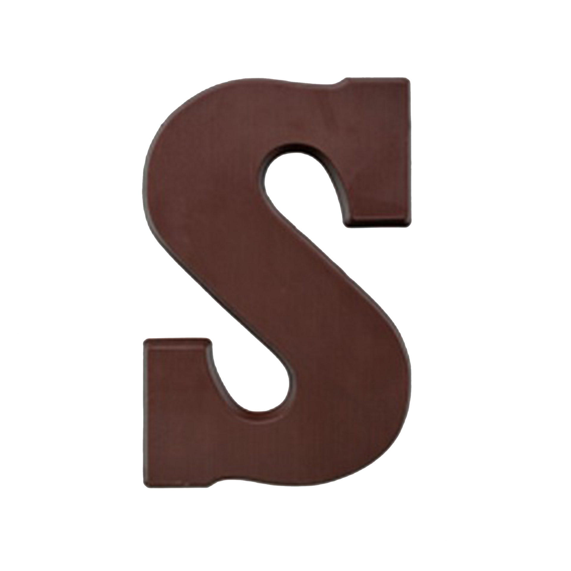Chocoladeletter S suikervrij, 200 gram