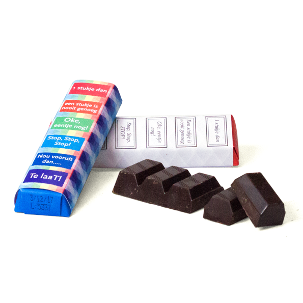 Tony Chocolonely mini in eigen sleeve - ludiek design