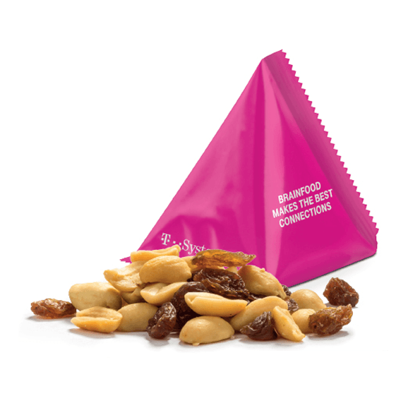 Trail mix in eigen verpakking