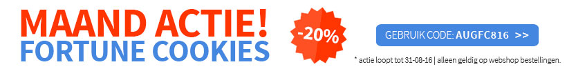 Fortune Cookie 20% korting