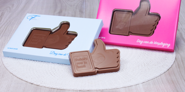 I Like You! Chocolade Like duim