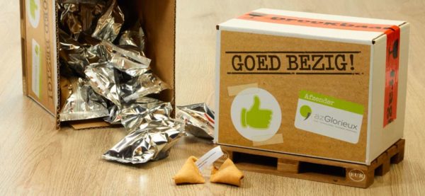 az Glorieux stuurt een doosje geluk!