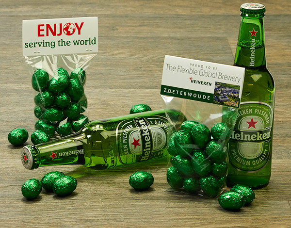 Groene paaseitjes voor Heineken!