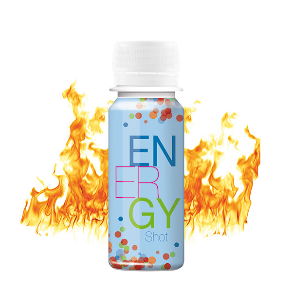 Energy shot met eigen label