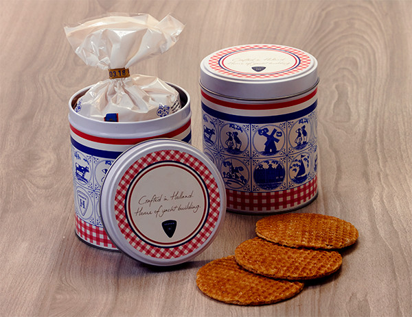 stroopwafels in blik