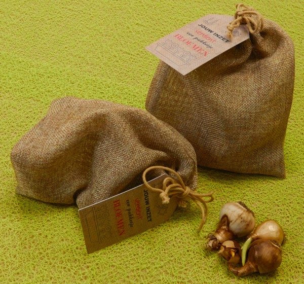 Bloembollen in jute zak voor Pluryn