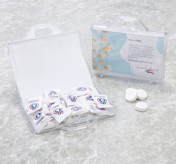 Koffertje met pepermunt voor Brabant Zorg