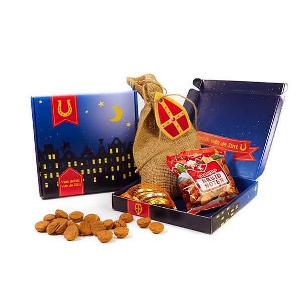 sinterklaasgeschenken verzenddoos met lekkernijen sinterklaasgeschenken verzenddoos