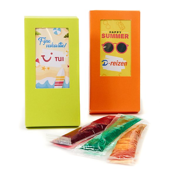 ijslollys in geschenkverpakking