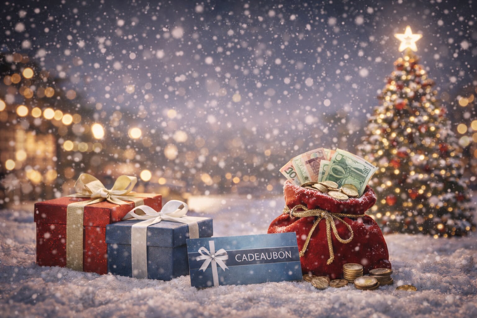 Geld terug, bij een Witte Kerst: MAGISCHE KERSTACTIE