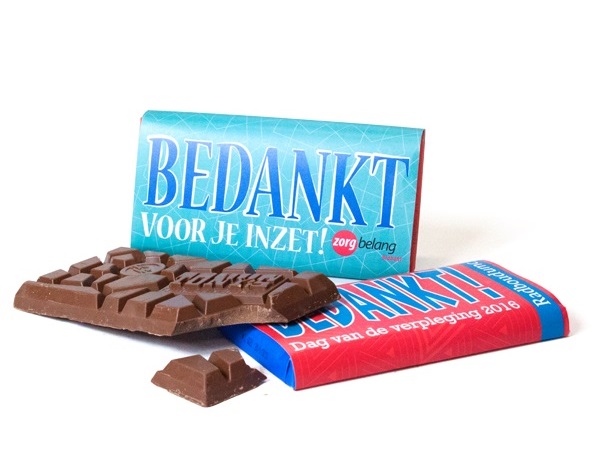 Tony's chocolonely bedankt reep