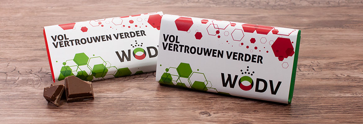Werkorganisatie Duivenvoorde geeft Tony's Chocolonely in eigen sleeve