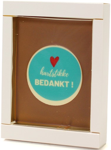 Chocoladetablet met bedrukking - Dag van de Leidster