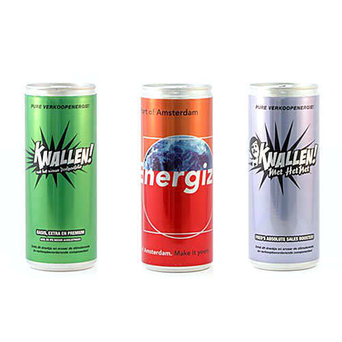 Energy drink dag van de bouw